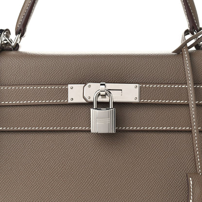 Hermes Epsom Kelly Sellier 32 Etoupe 7 of 9