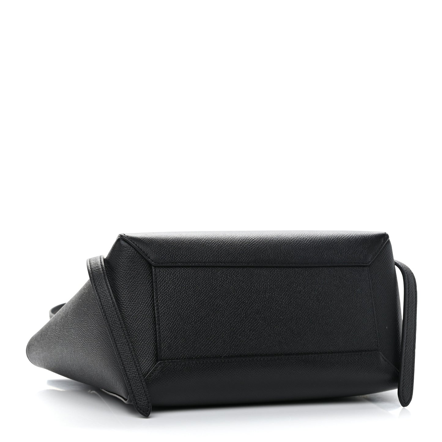 Grained Calfskin Micro Belt Bag Black