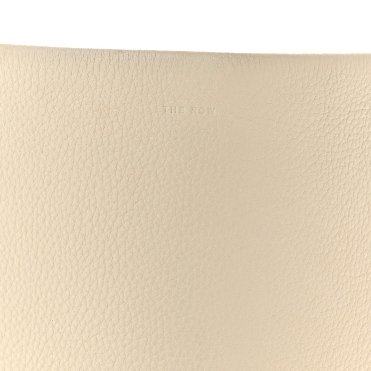 Grained Calfskin Medium N/S Park Tote Ivory