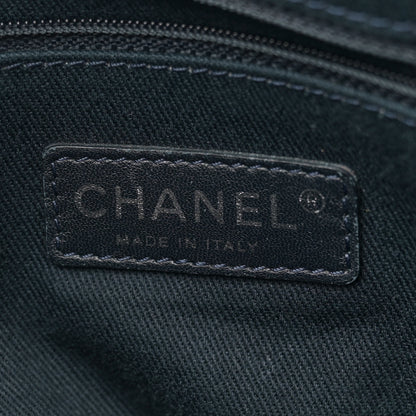 Chanel Denim Deauville Bowling Bag Blue 6 of 16