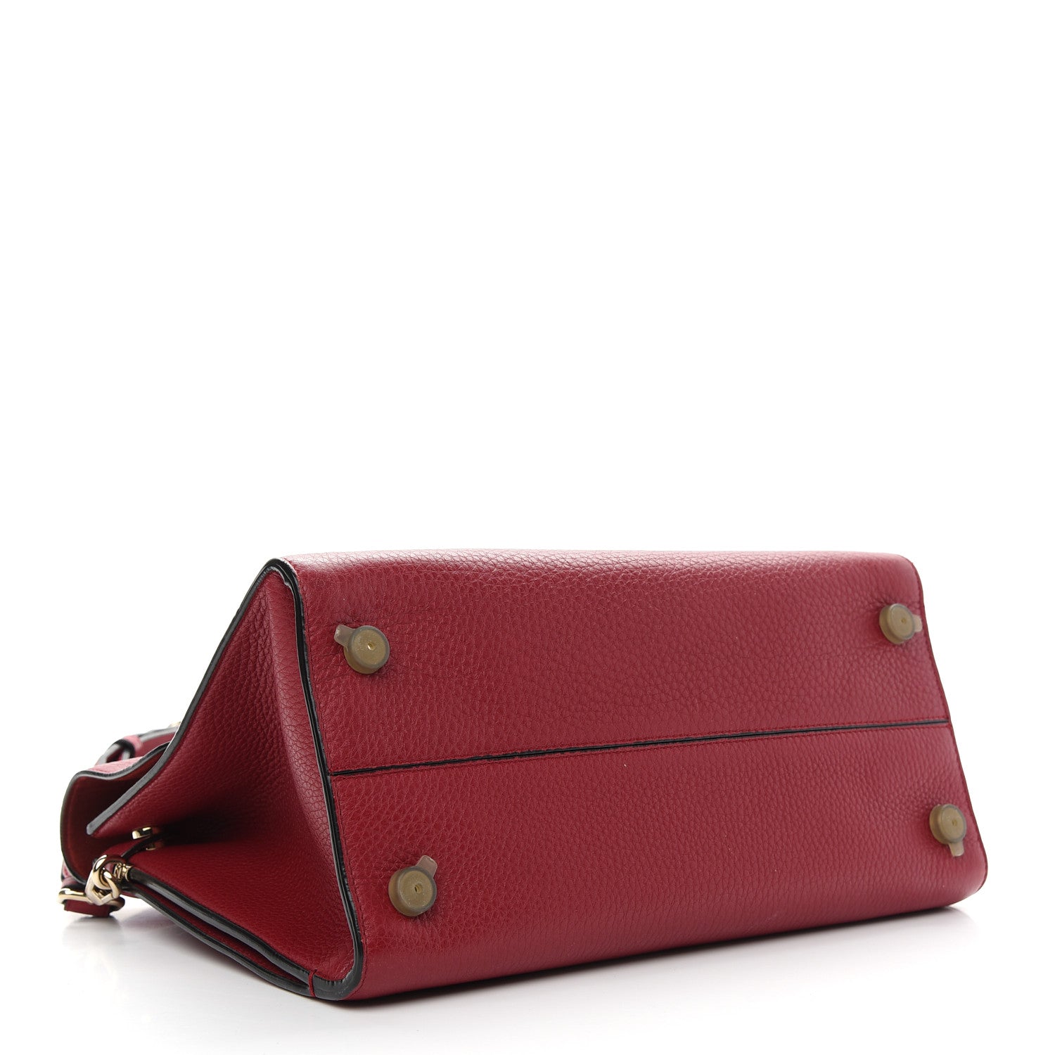 Christian Dior Bullcalf Medium Diorever Flap Indian Red 4 of 9
