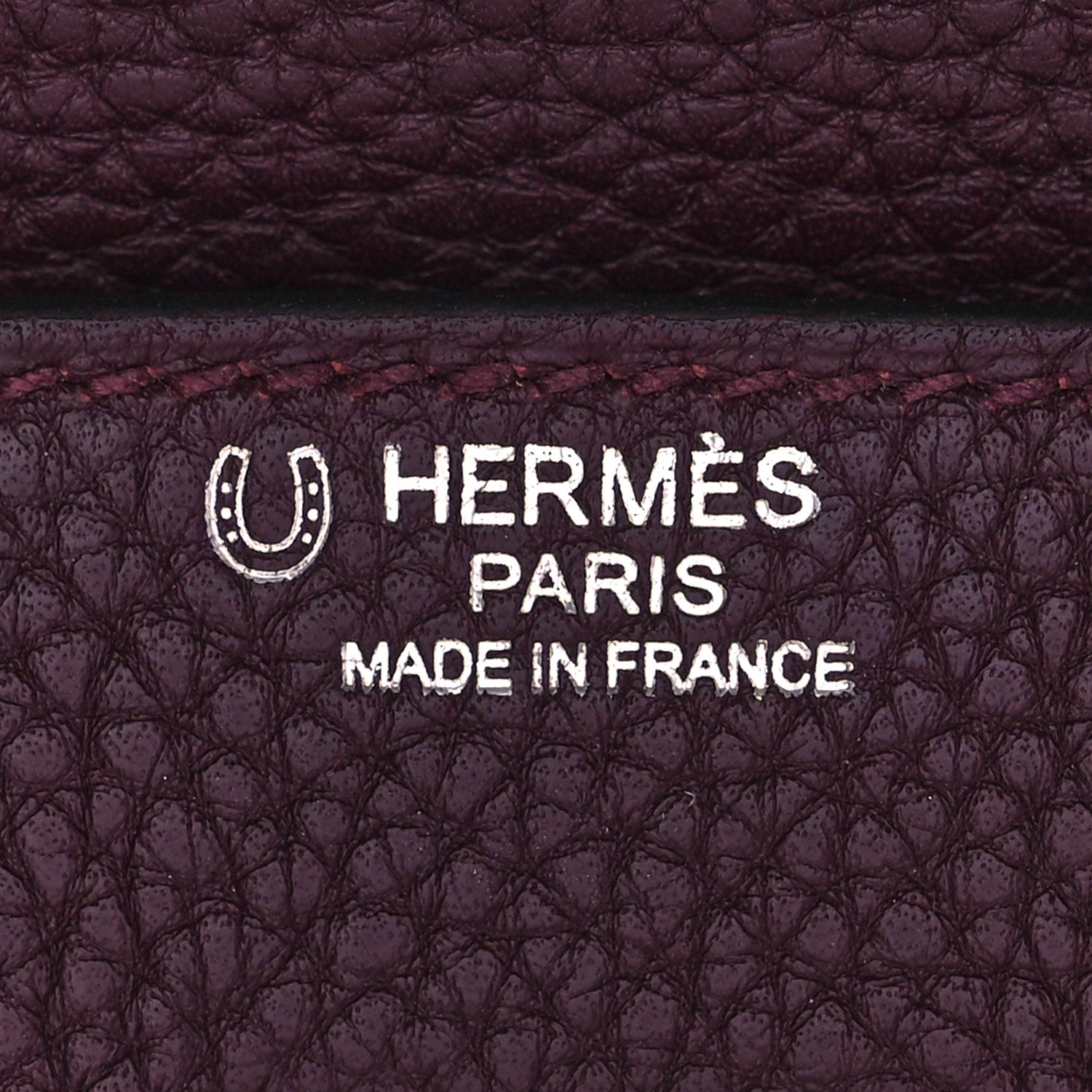 Hermes Togo Horseshoe Birkin 30 Bordeaux Bois de Rose 6 of 11