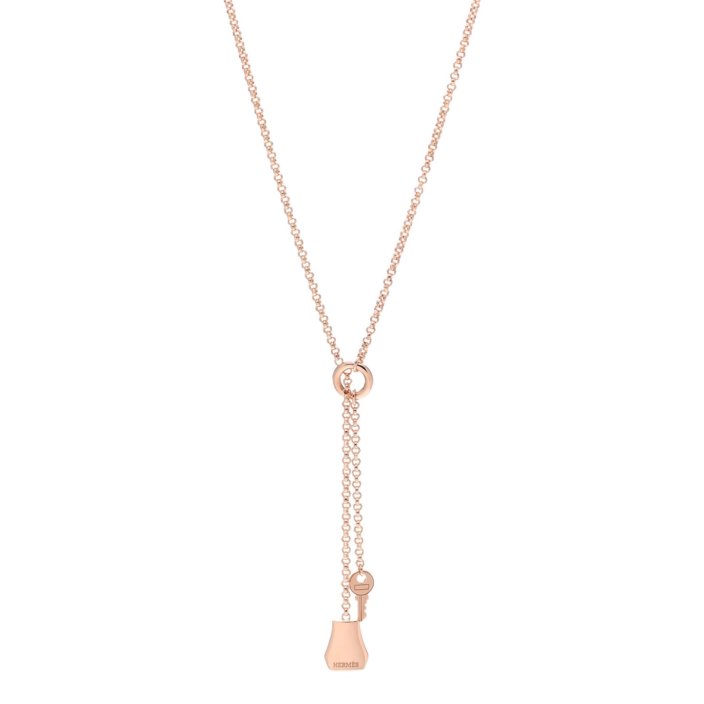 18K Rose Gold PM Kelly Clochette Necklace