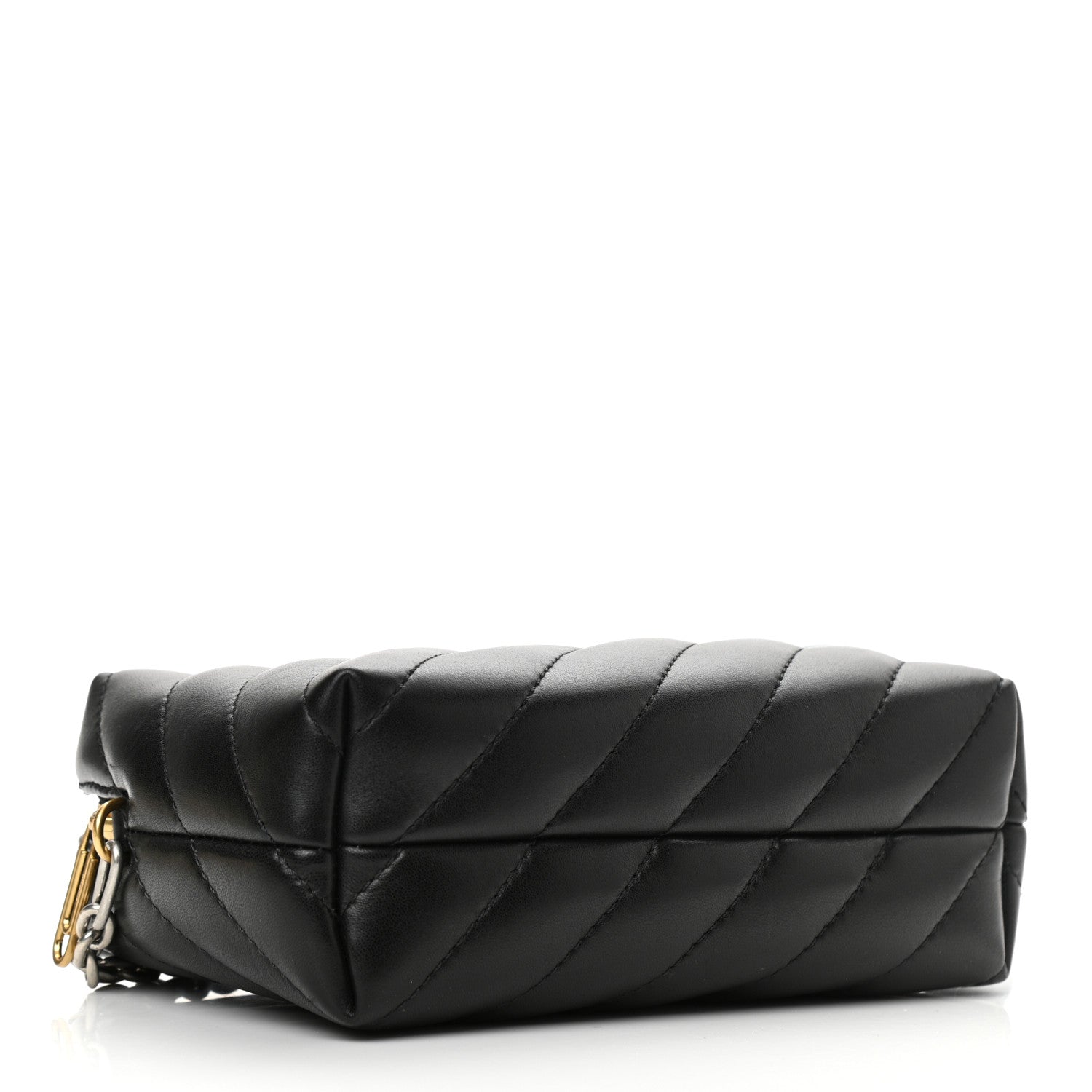 Off-White Calfskin Diagonal Quilted Jackhammer Camera Bag Black 4 of 9