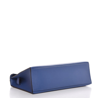 Hermes Swift Kelly Pochette Clutch Bleu Brighton 5 of 27