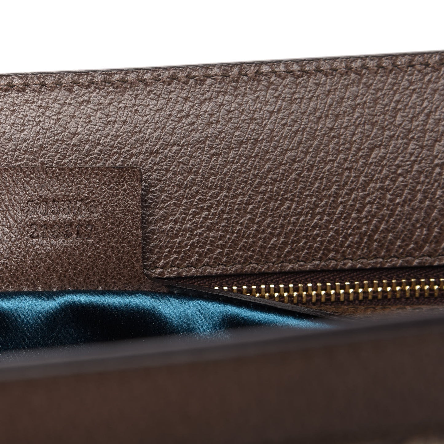 GG Supreme Monogram Web Medium Ophidia Chain Shoulder Bag Brown