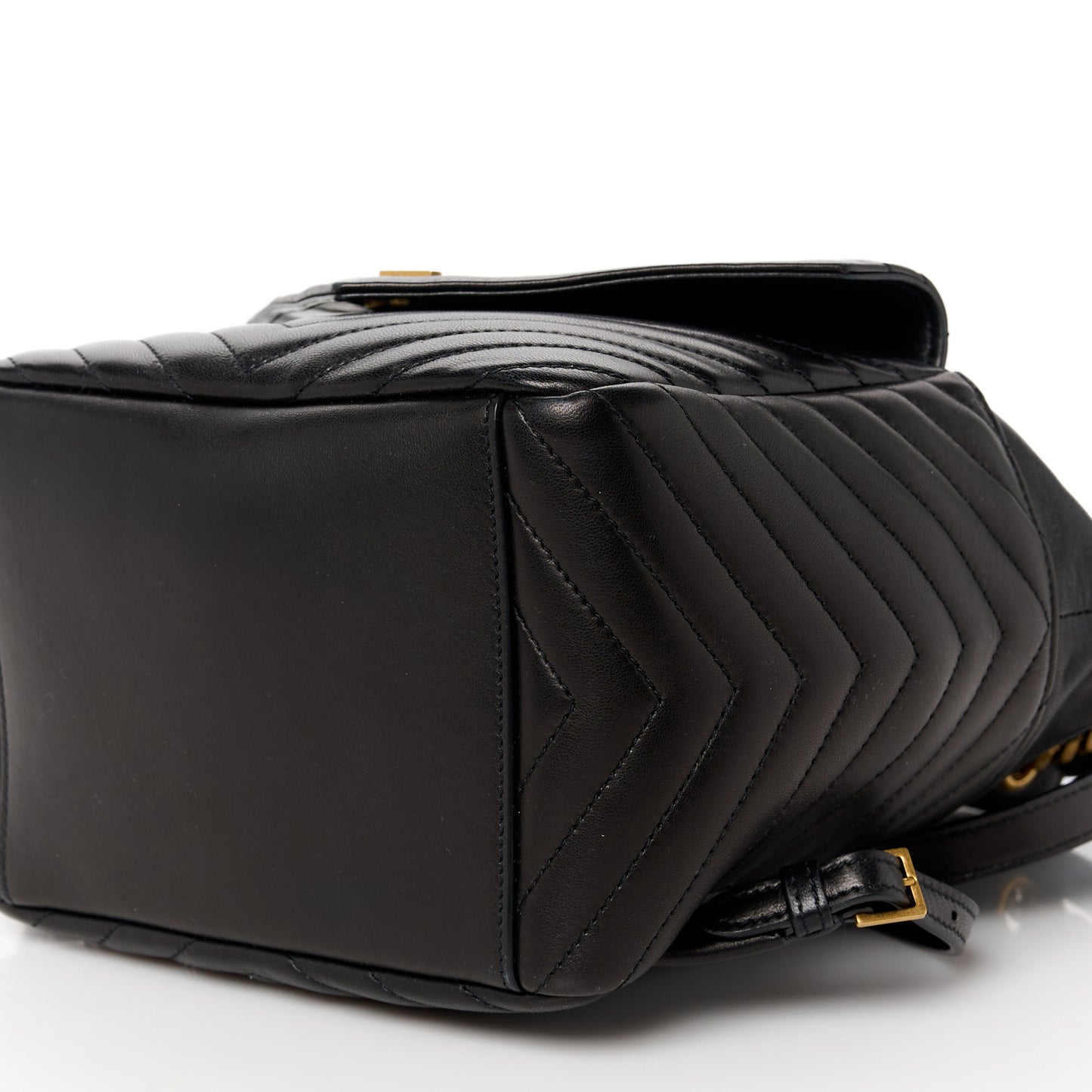 Lambskin Matelasse Monogram Joe Backpack Black