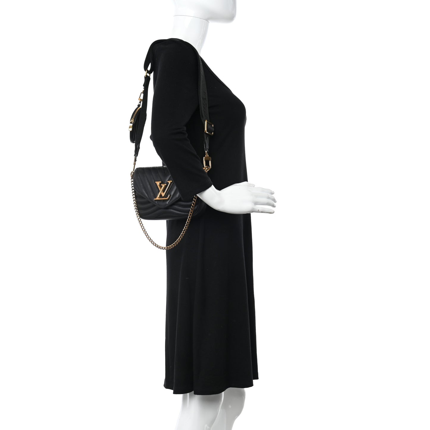 Calfskin New Wave Multi Pochette Black