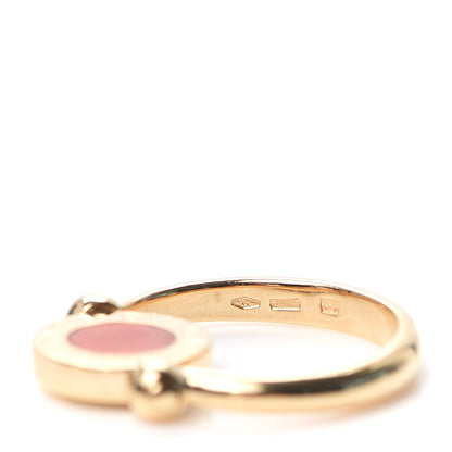 Bulgari 18K Yellow Gold Onyx Coral BVLGARI BVLGARI Ring 50 5.25 4 of 5
