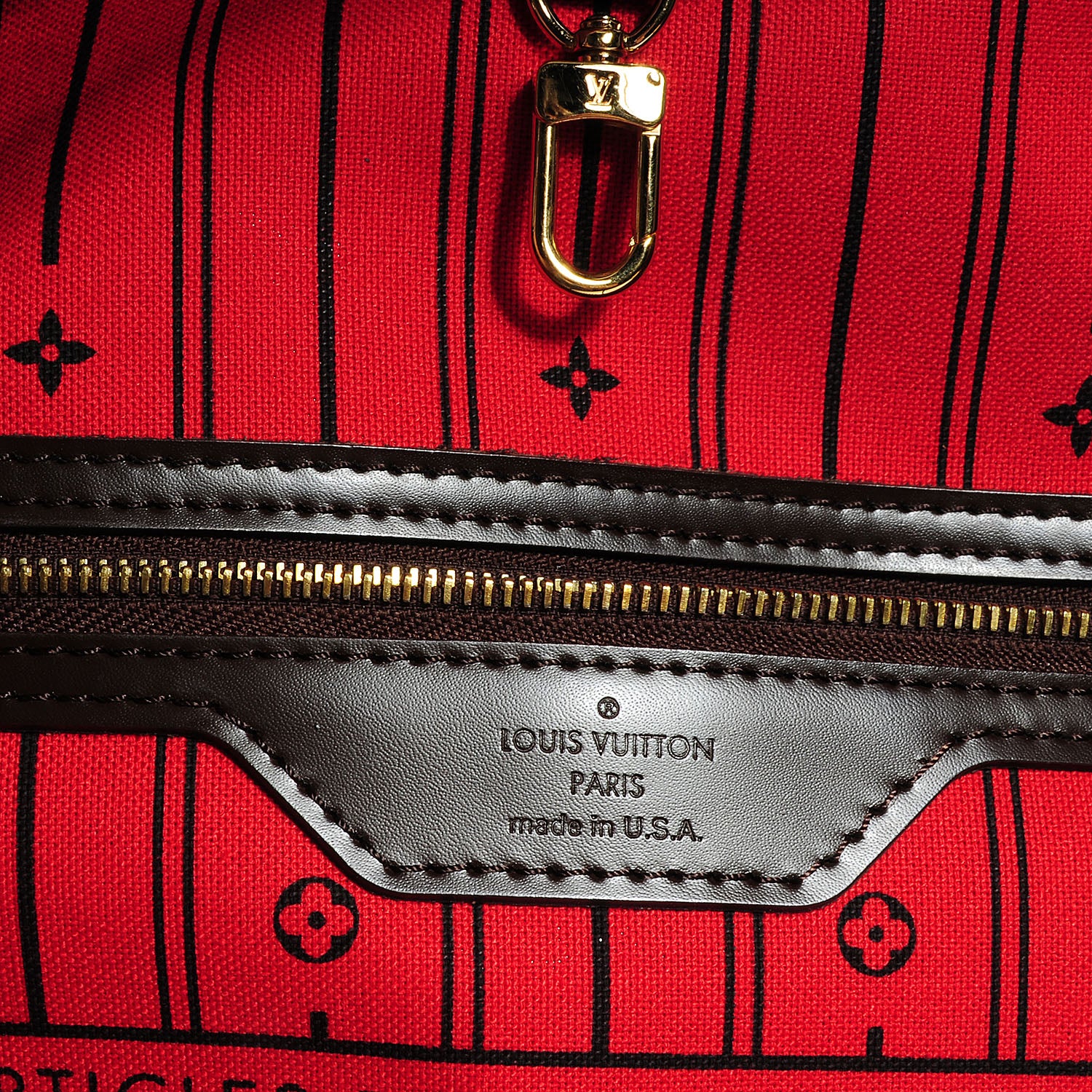 Louis Vuitton Damier Ebene Neverfull MM 7 of 8