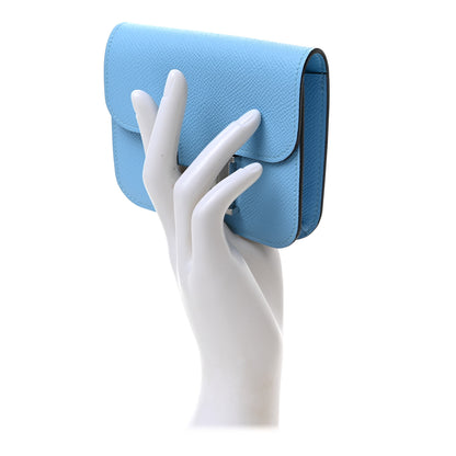 Hermes Epsom Constance Slim Wallet Celeste 2 of 6
