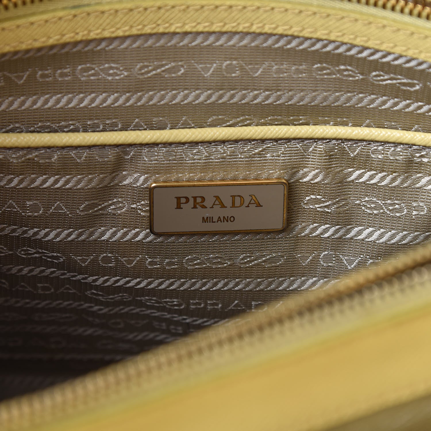 Prada Saffiano Lux Large Open Promenade Tote Ginestra 6 of 23