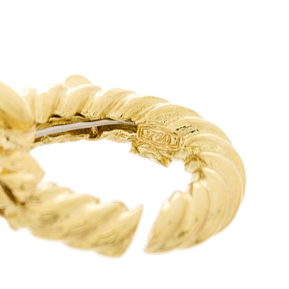 David Yurman 18K Yellow Gold 12mm Large Oval Link Bracelet 5 of 5