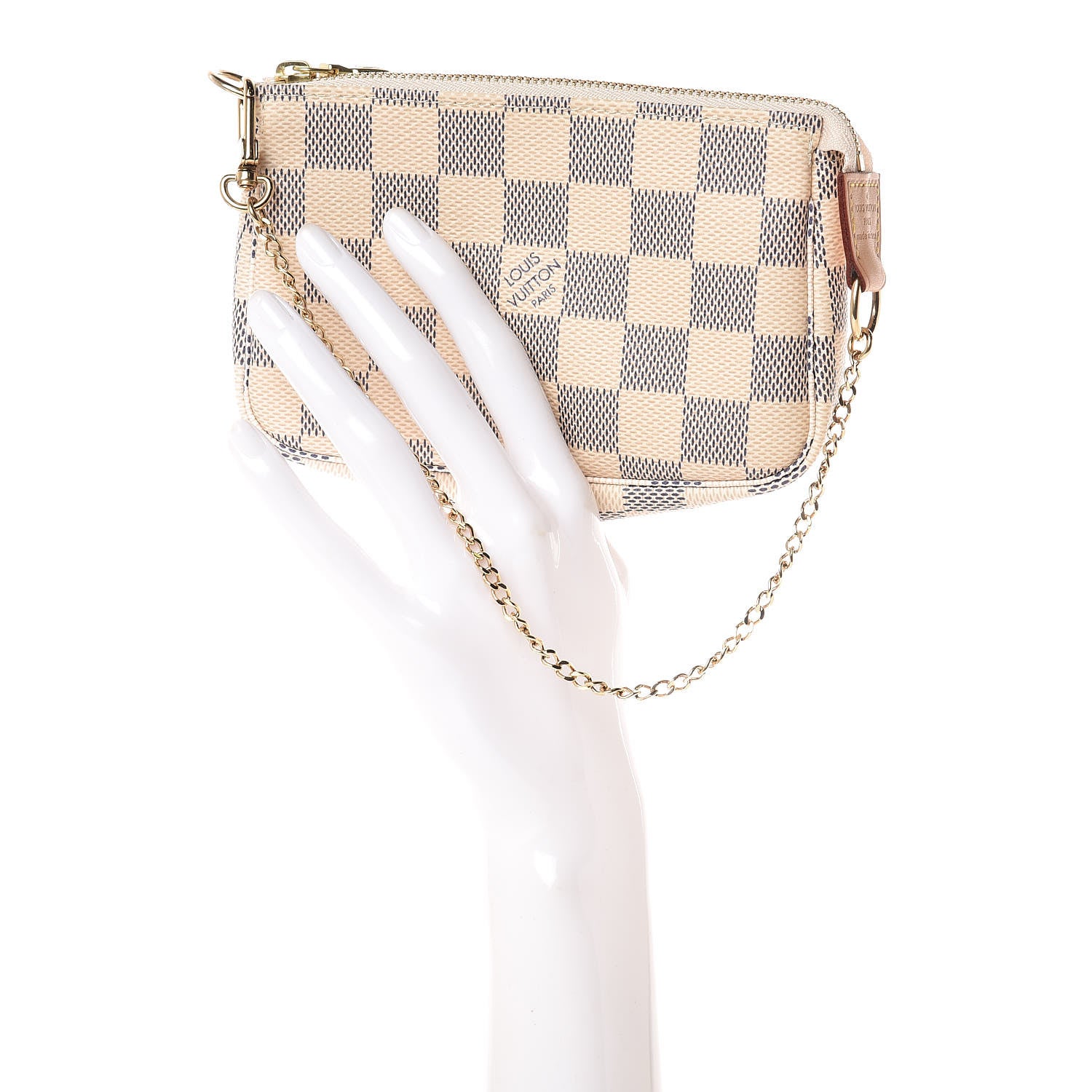 Louis Vuitton Damier Azur Mini Pochette Accessories 2 of 9
