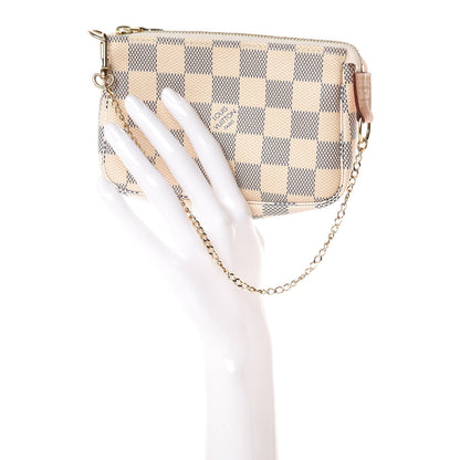 Louis Vuitton Damier Azur Mini Pochette Accessories 2 of 9
