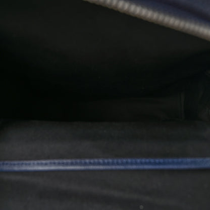 MCM Calfskin Visetos Floral Leopard Klassik Small Stark Backpack Blue Black 5 of 11