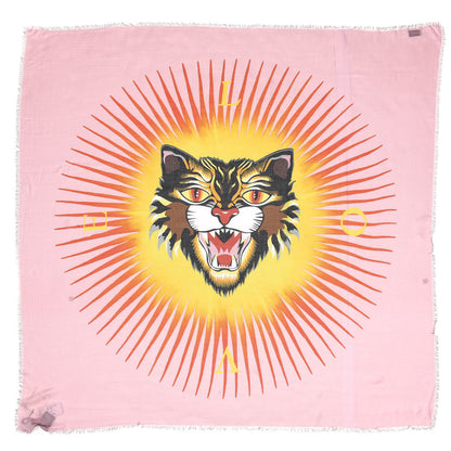 Gucci Modal Silk Black Sun Shawl Roseate Grey 1 of 6