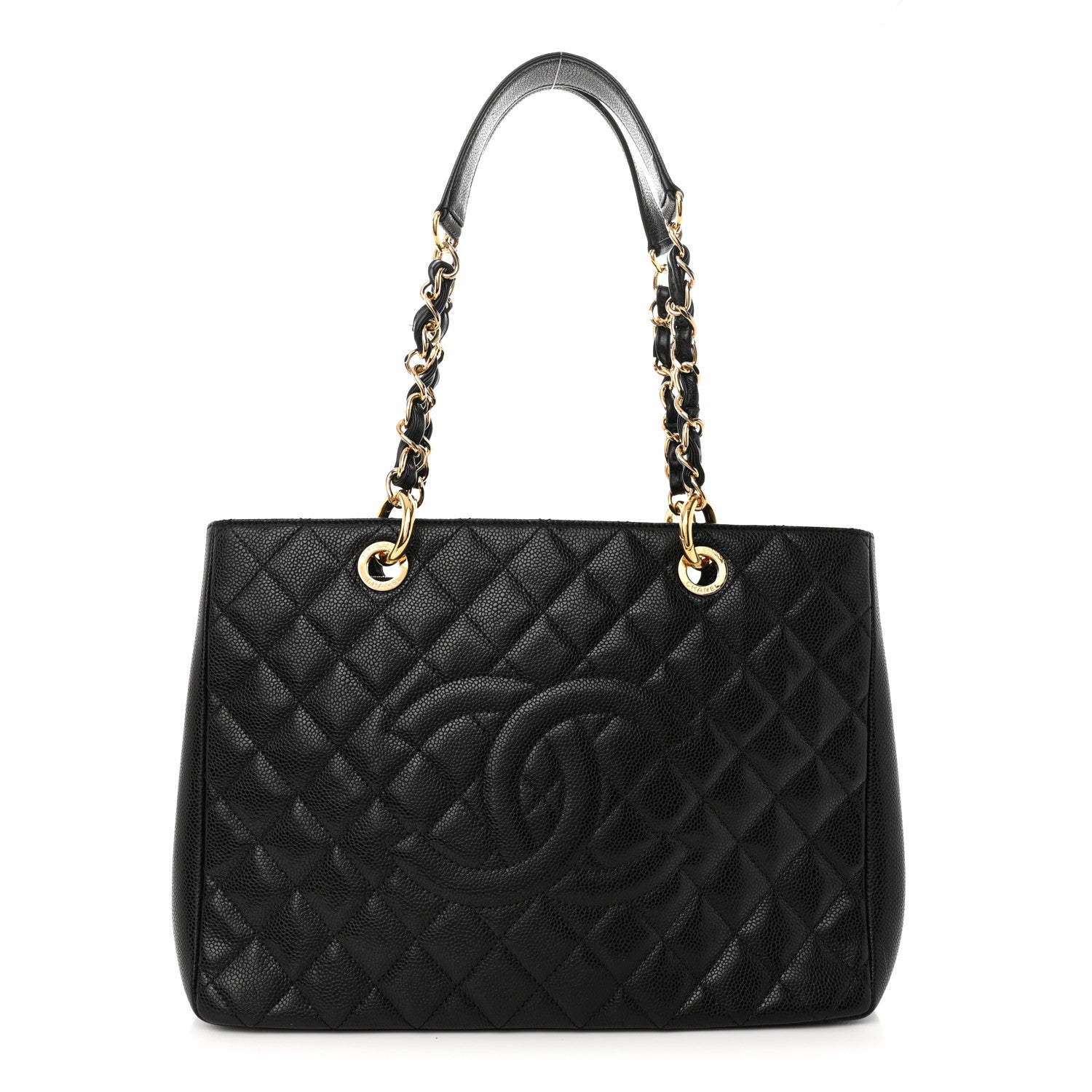 Chanel Caviar Quilted Grand Shopping Tote GST Black 1 of 13