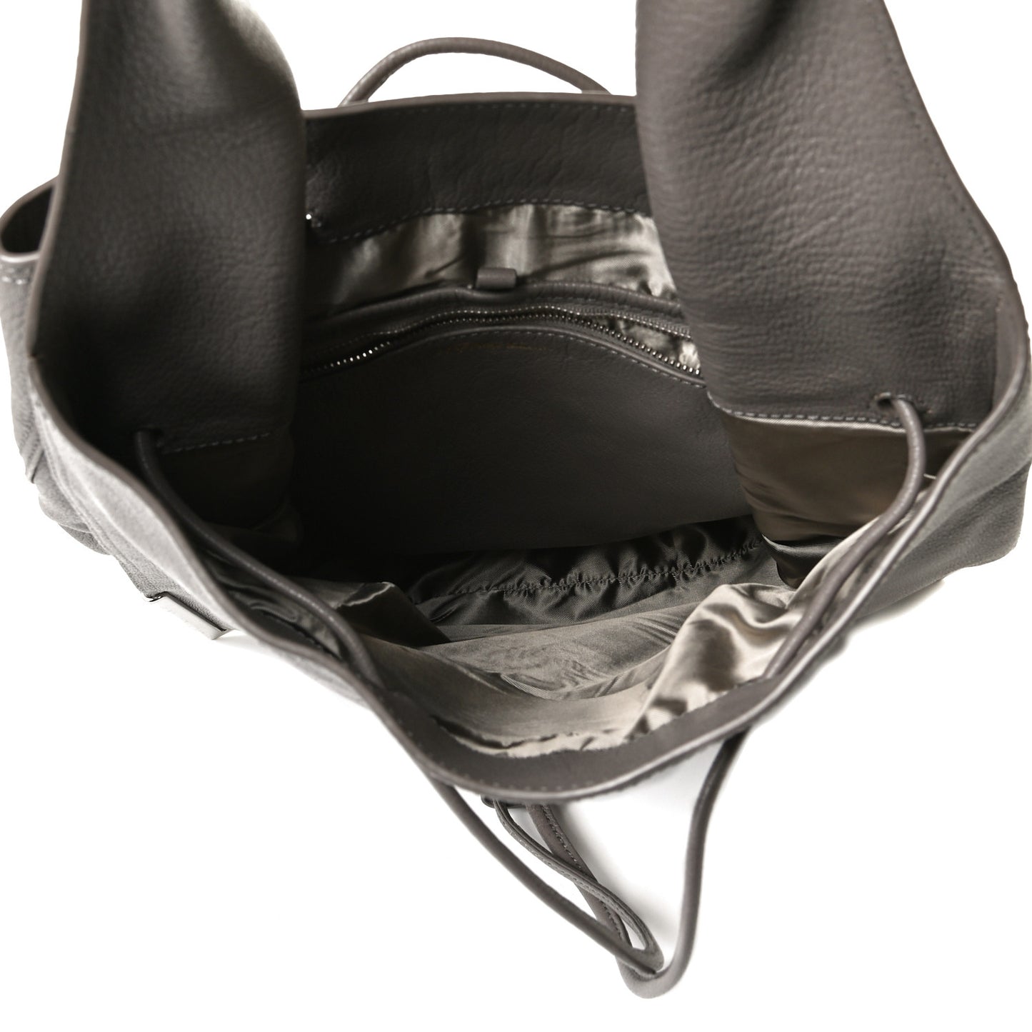 Calfskin Scout Drawstring Hobo Pebble