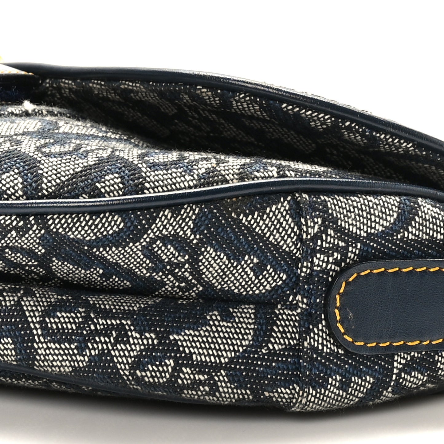 Monogram Saddle Bag Blue
