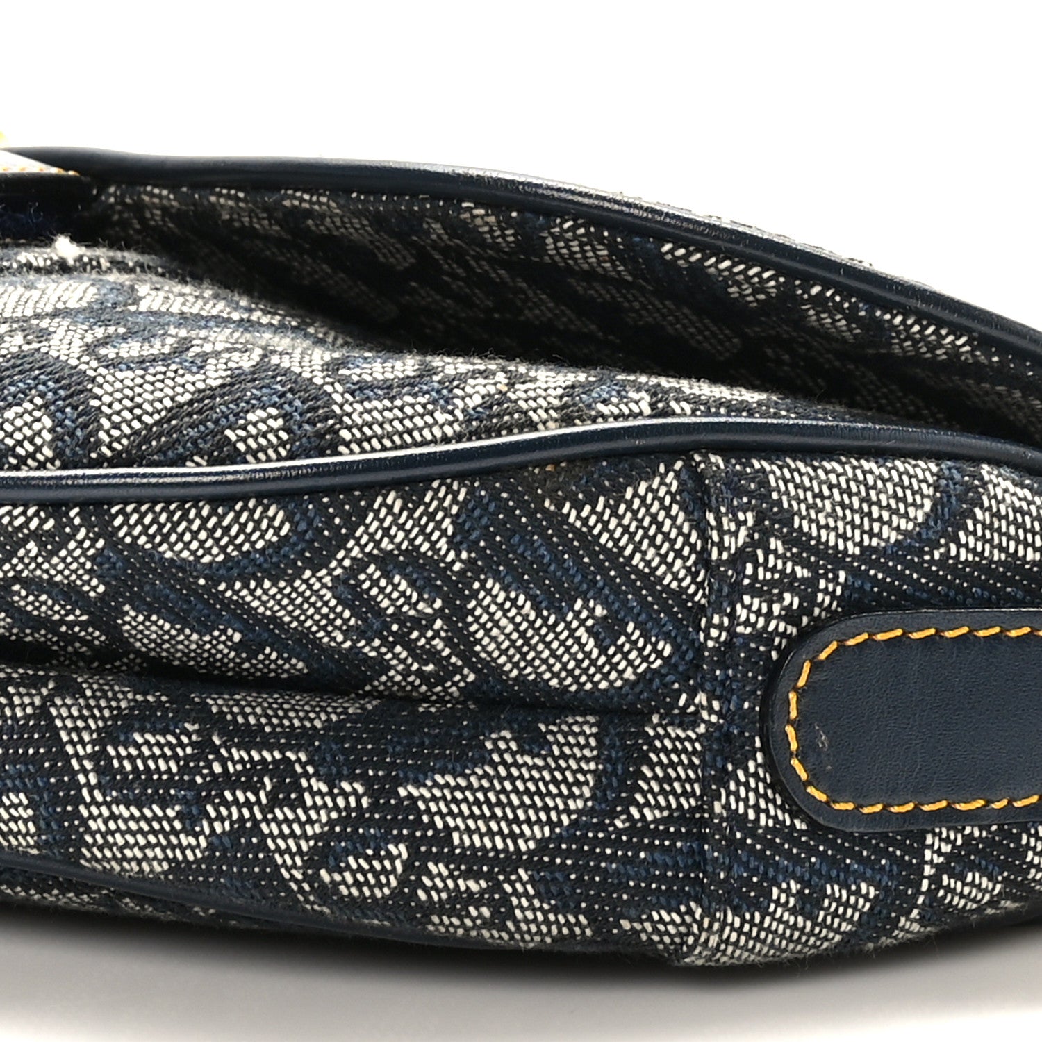 Christian Dior Monogram Saddle Bag Blue 9 of 9