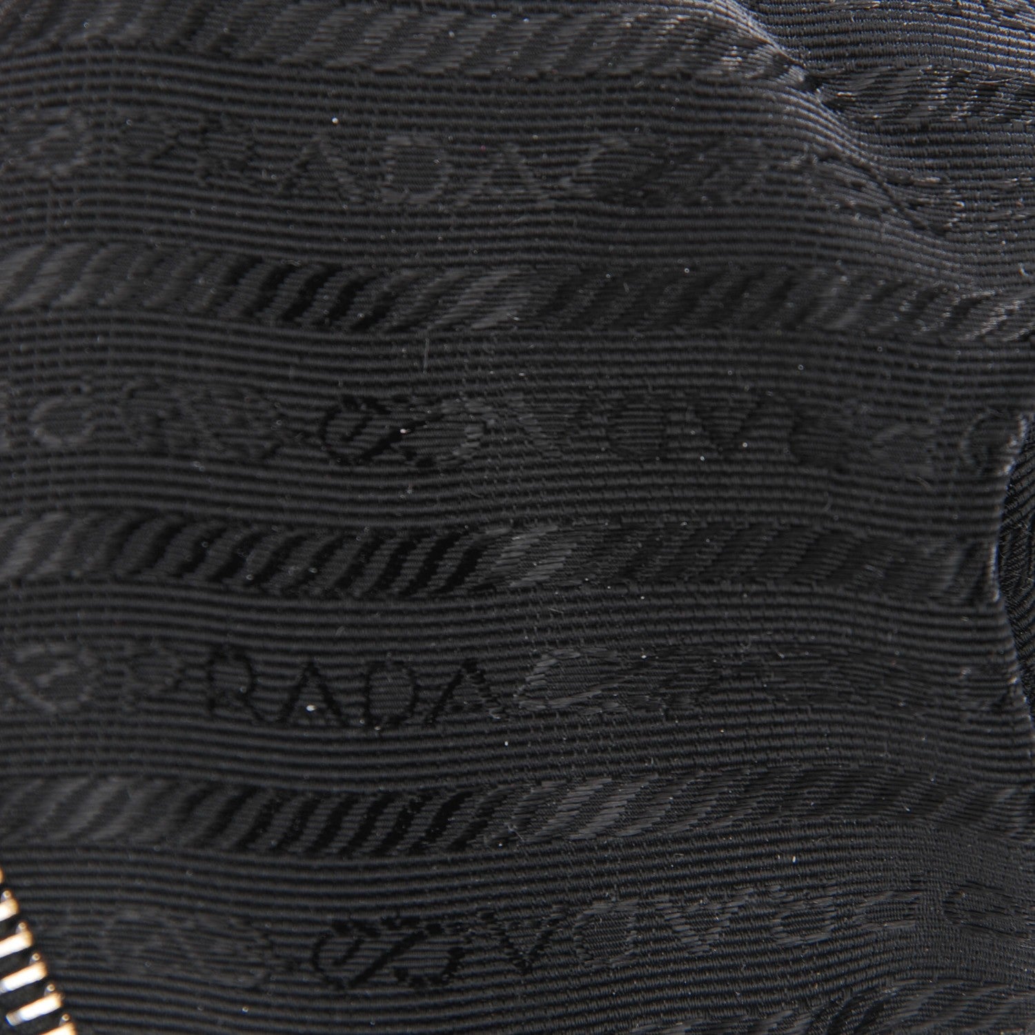 Prada Tessuto Nylon Quilted Pochette Nero Black 9 of 9