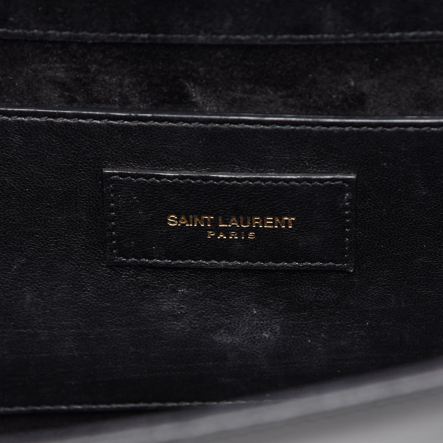 Patent Classic Monogram Cassandre Clutch Black