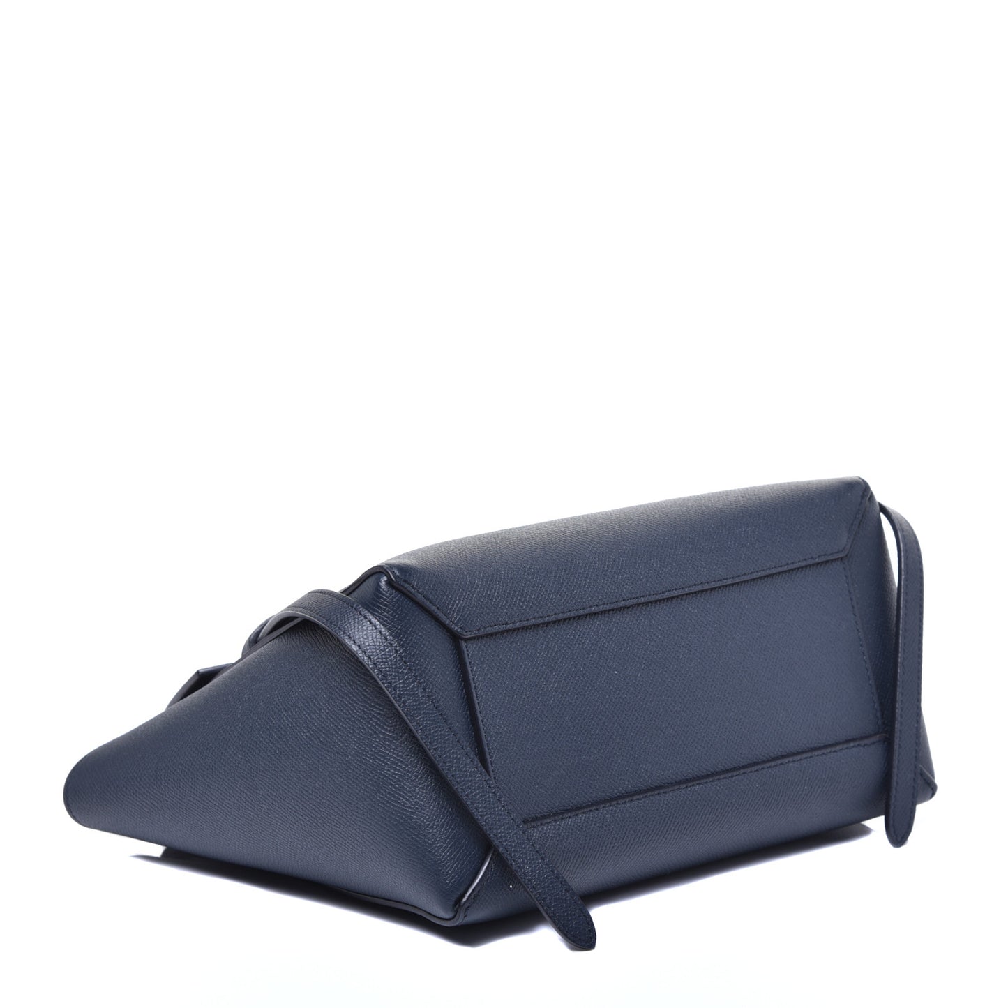 Baby Grained Calfskin Micro Belt Bag Deep Sea