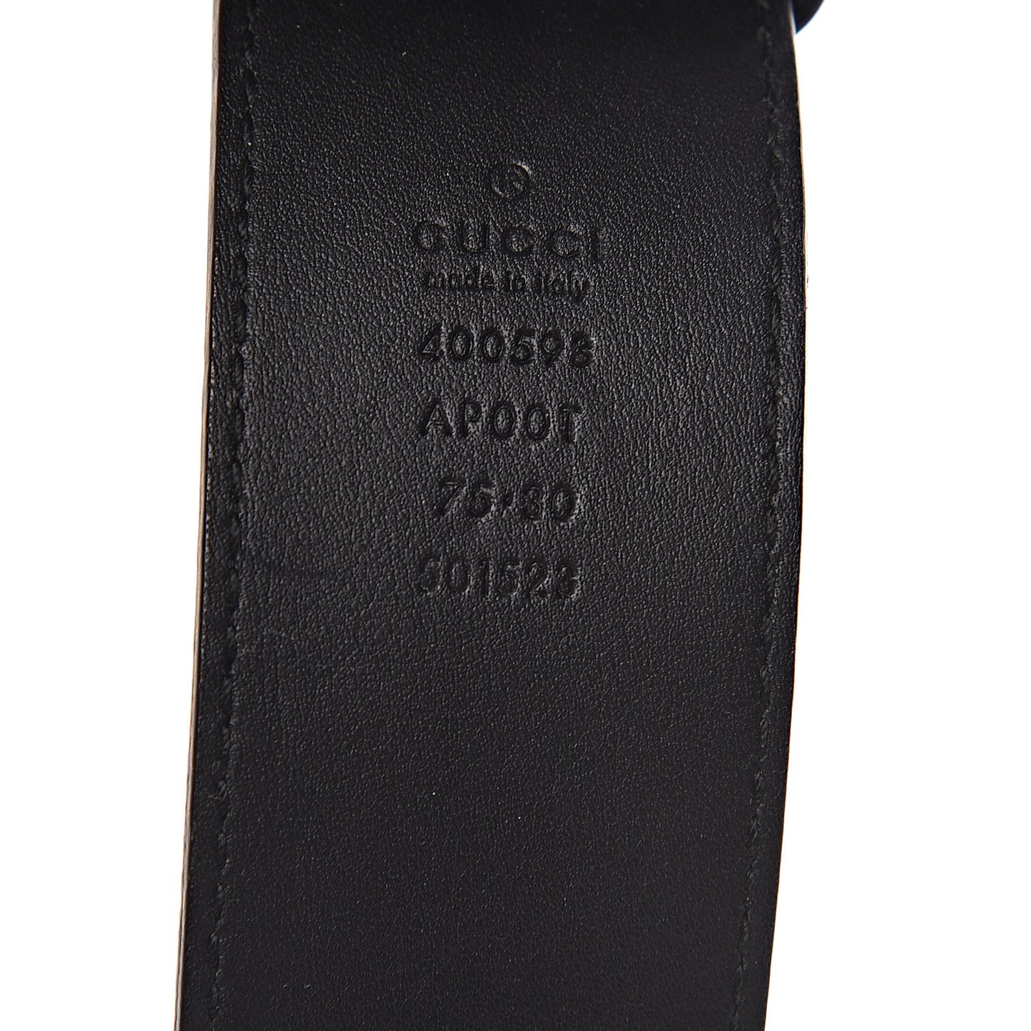 Calfskin Double G 40mm Belt 75 30 Black