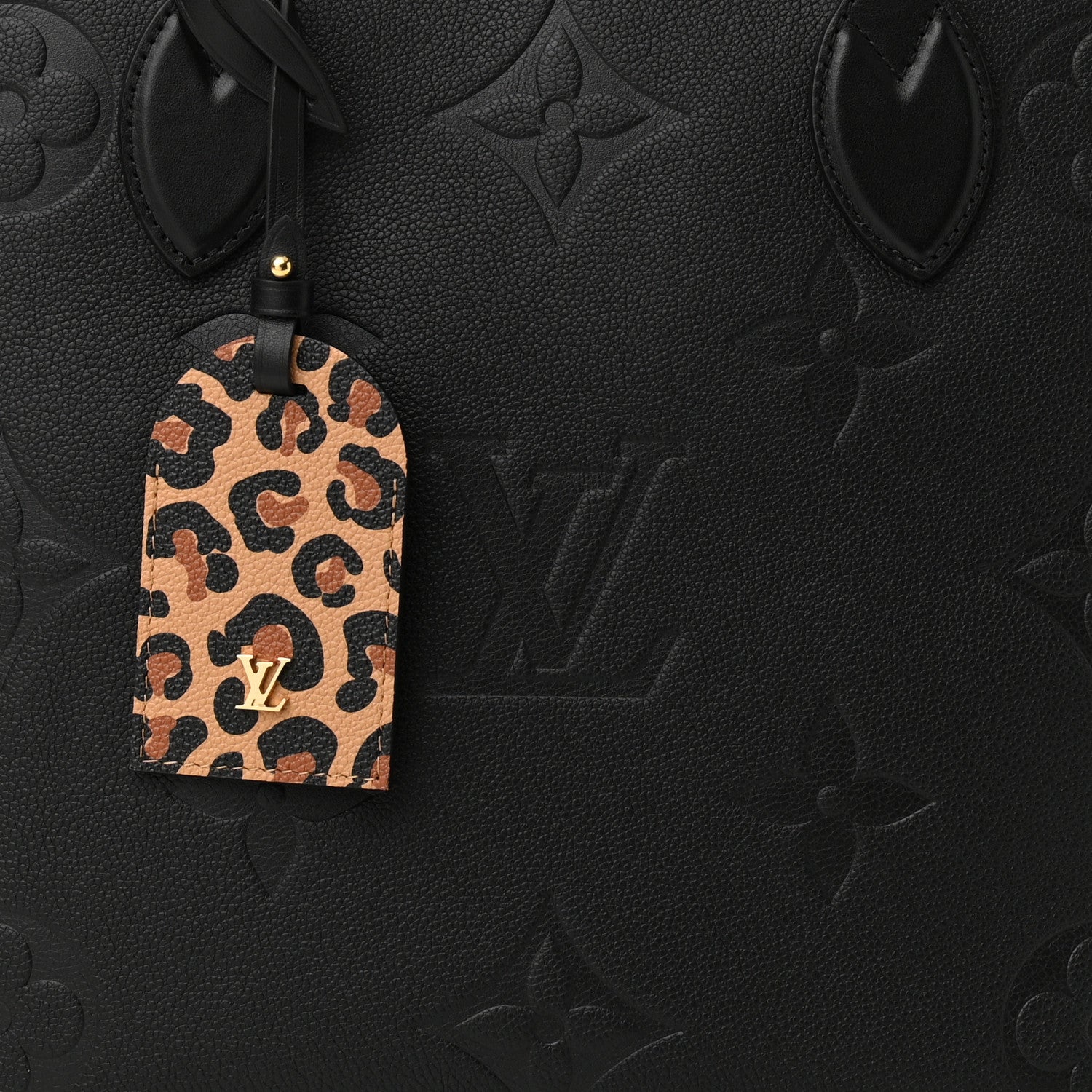 Louis Vuitton Empreinte Monogram Giant Wild At Heart Neverfull MM Black 8 of 10