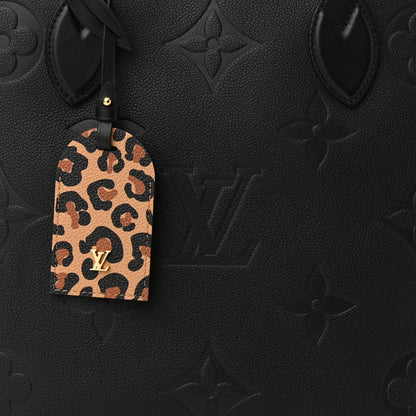 Louis Vuitton Empreinte Monogram Giant Wild At Heart Neverfull MM Black 8 of 10