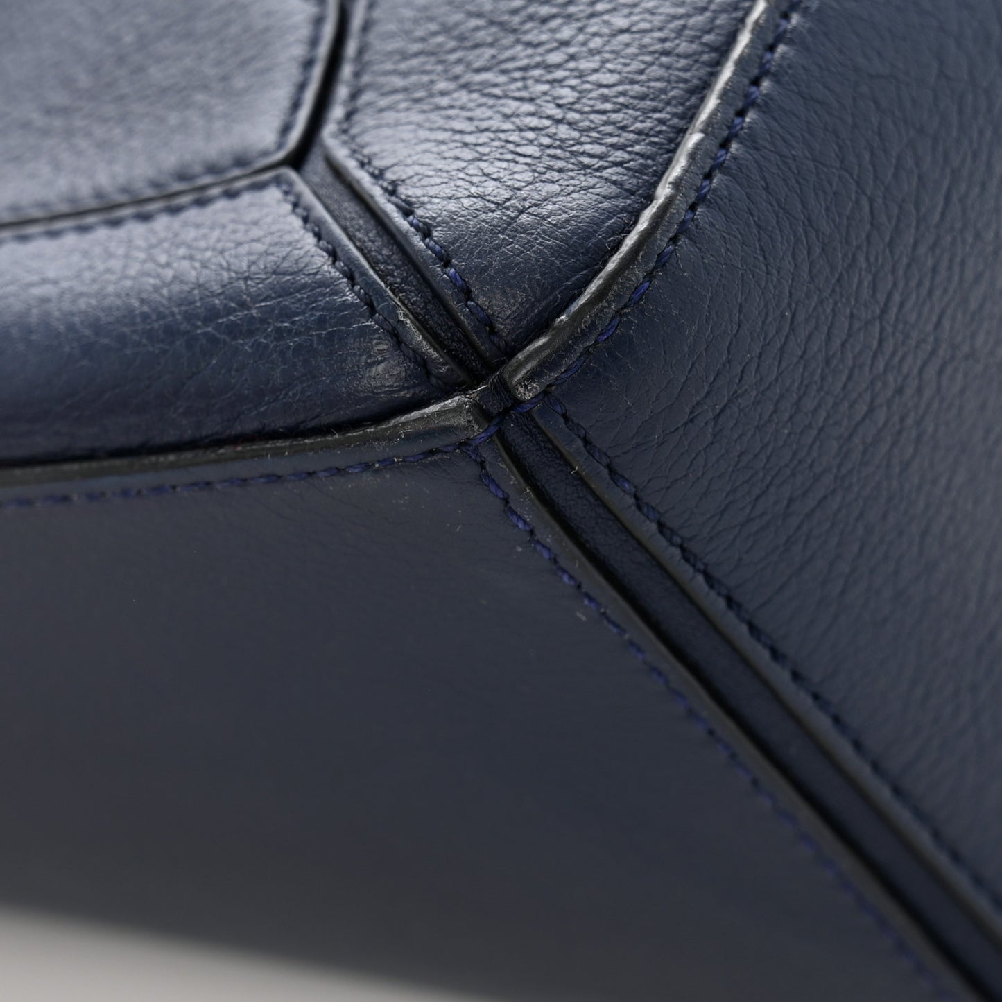 Calfskin Small Puzzle Bag Marine