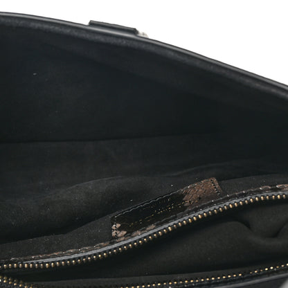Christian Dior Snakeskin Saddle Bag Brown 5 of 11