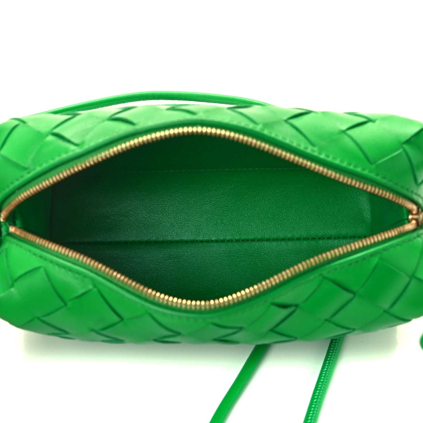 Nappa Intrecciato Mini Loop Camera Bag Parakeet