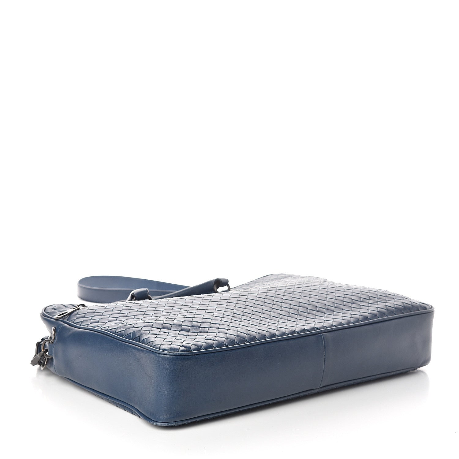 Bottega Veneta Nappa Intrecciato Briefcase Light Tour Blue 3 of 8