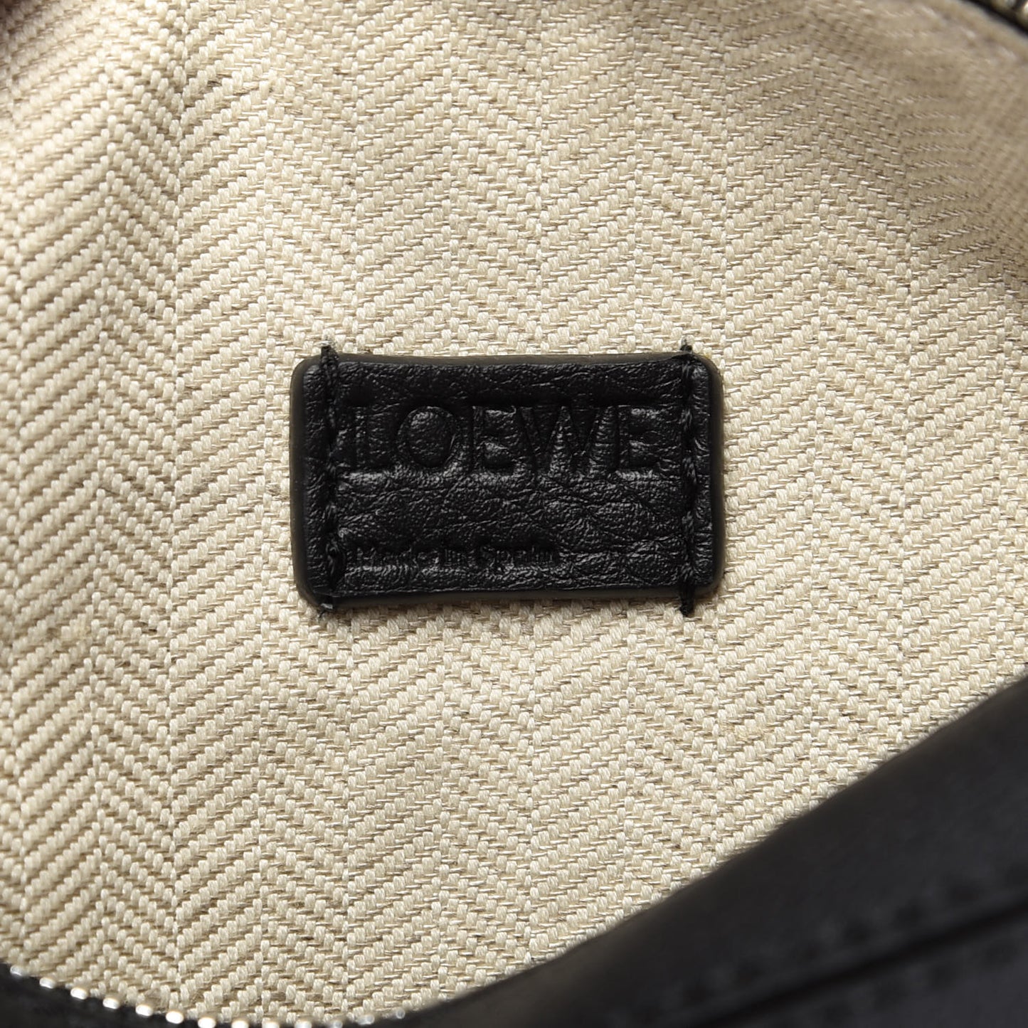 Calfskin Mini Puzzle Bag Black