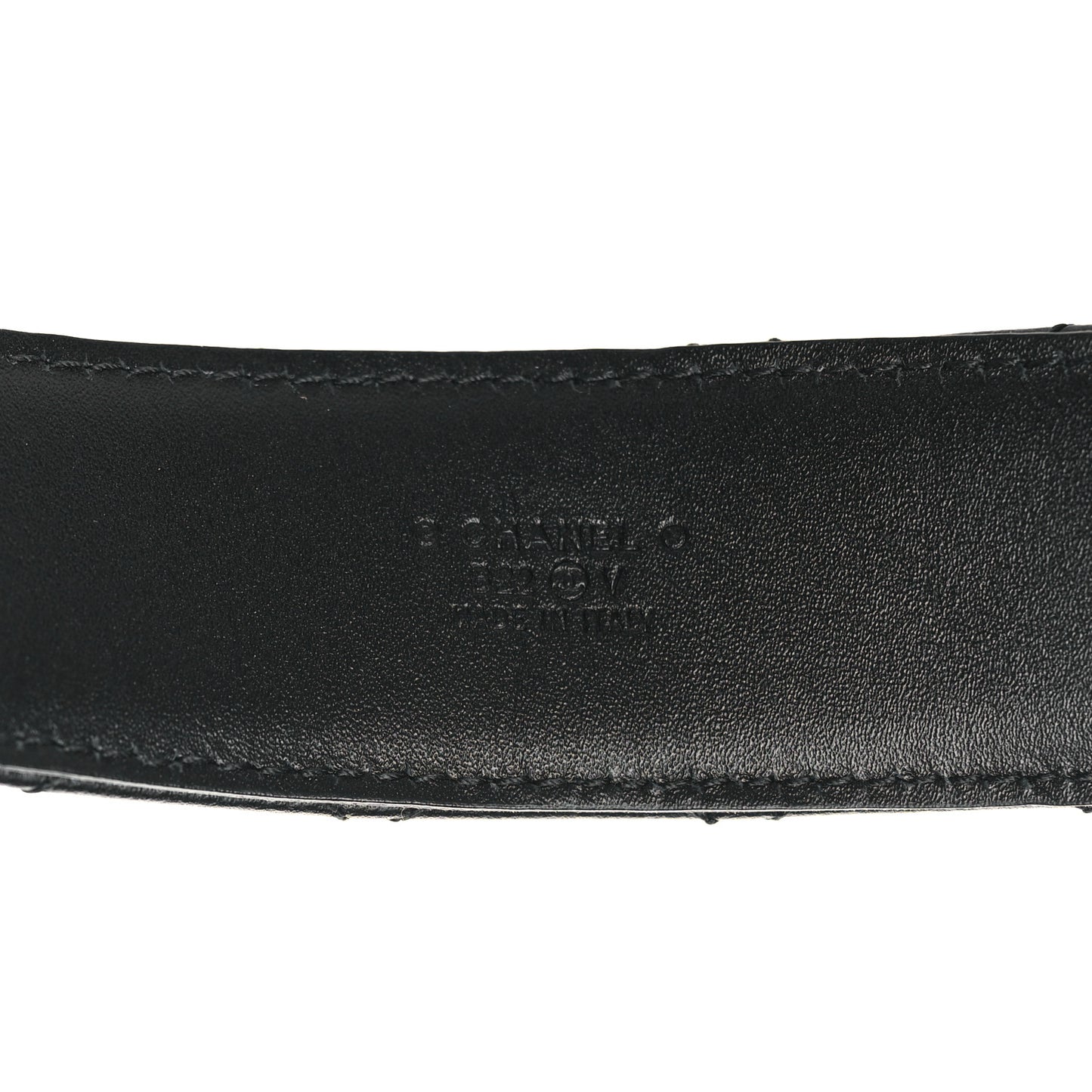 Caviar Quilted CC Chain Belt 95 38 Black