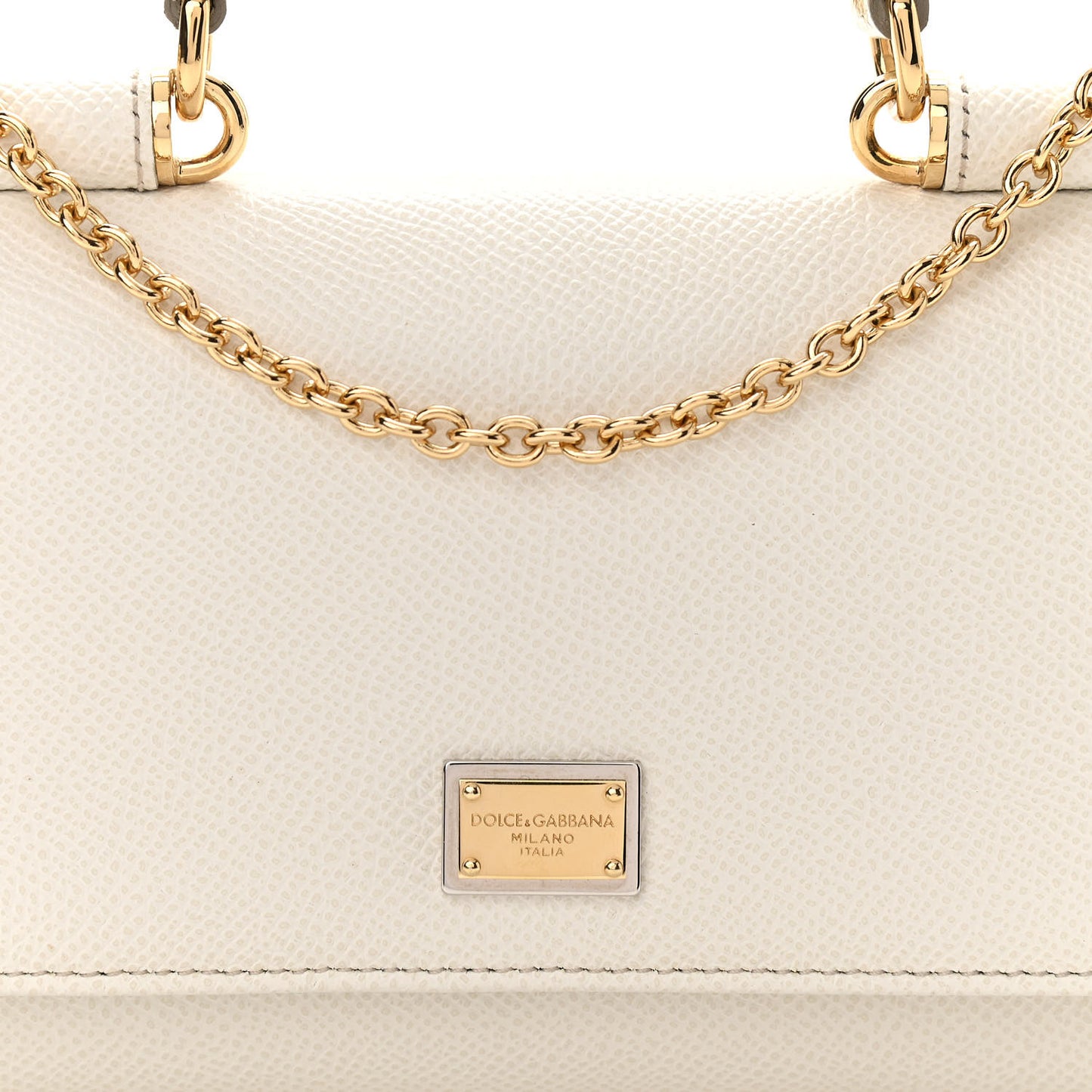Dauphine Mini Von Bag White