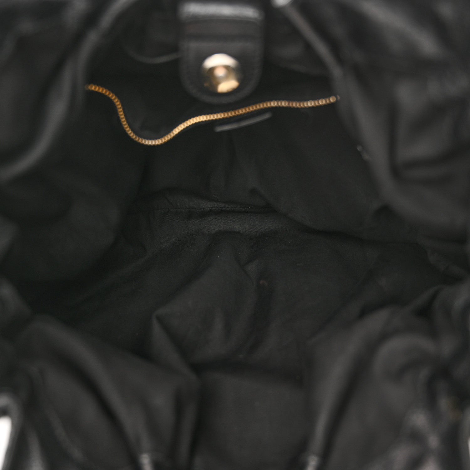 Gucci Calfskin Studded Large Pelham Tote Black 5 of 20