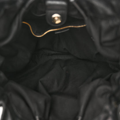 Gucci Calfskin Studded Large Pelham Tote Black 5 of 20