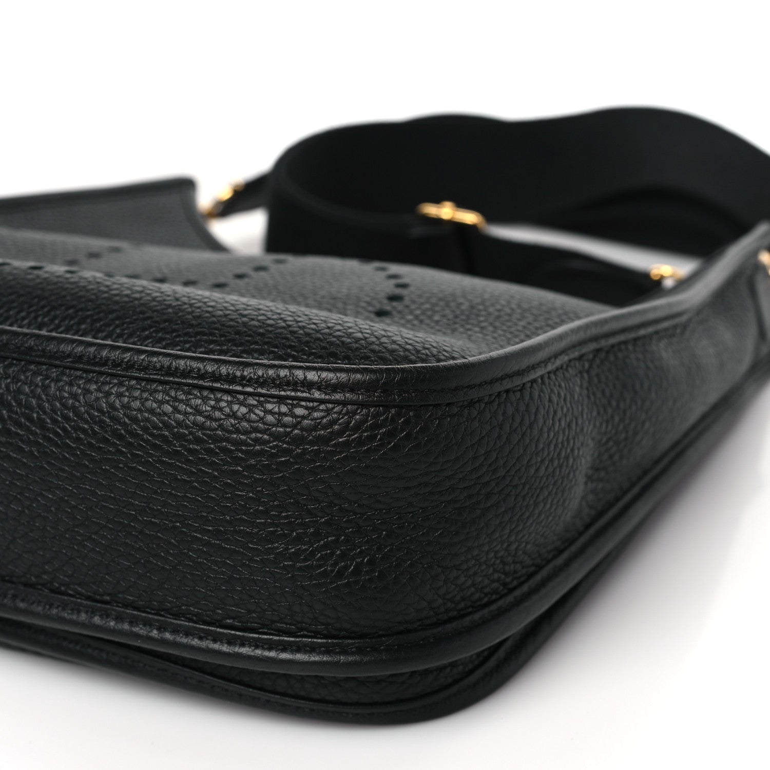 Hermes Taurillon Clemence Evelyne III PM Black 8 of 9