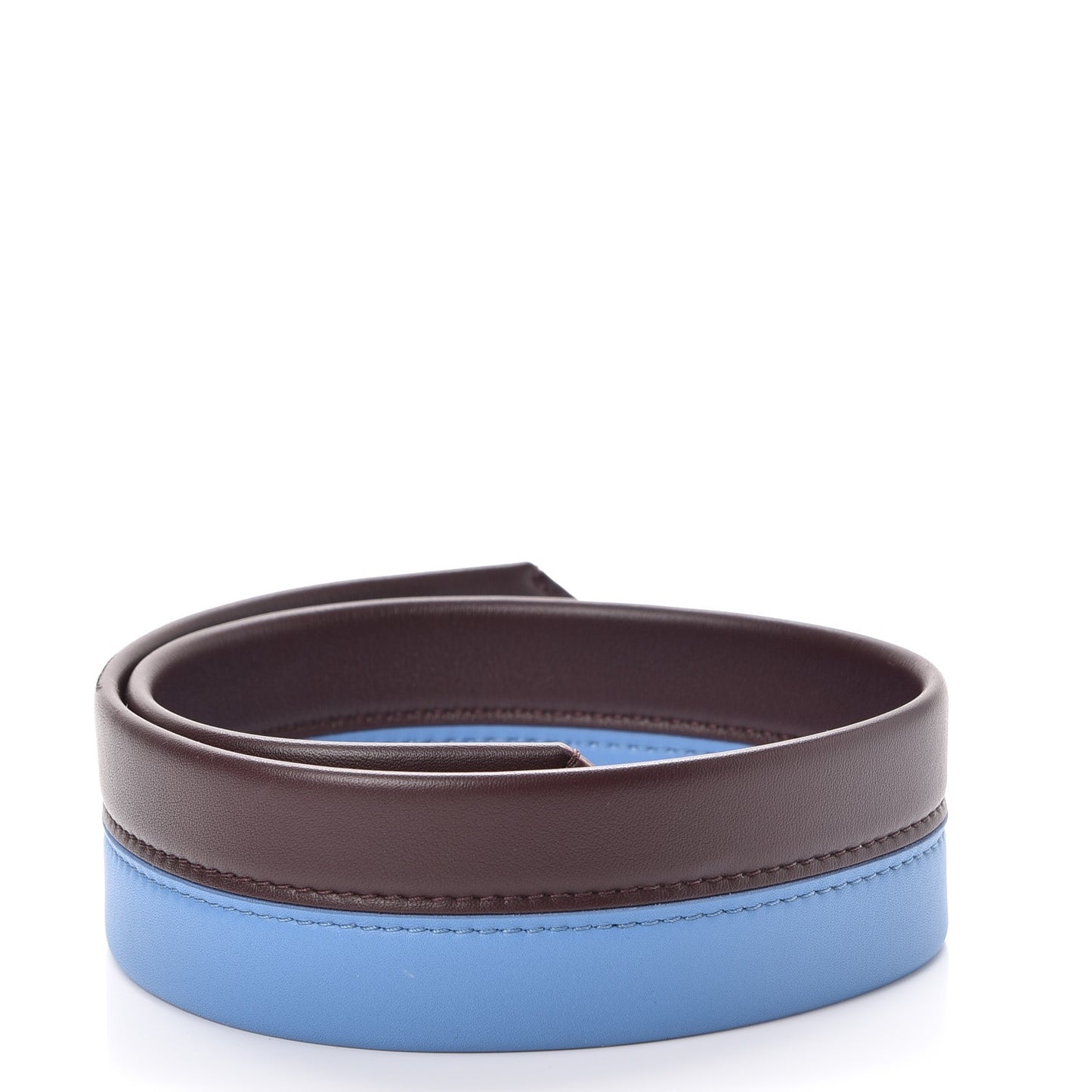 Calfskin Cluny MM Shoulder Strap Blue Glacial