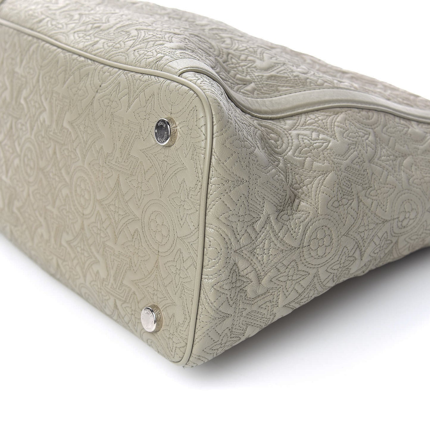 Monogram Lambskin Antheia Ixia MM Grey