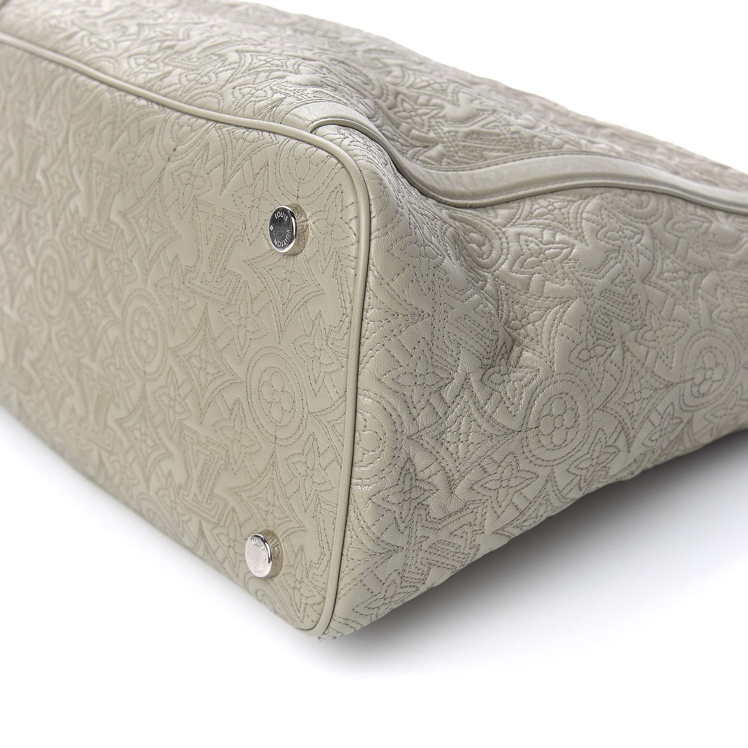 Louis Vuitton Monogram Lambskin Antheia Ixia MM Grey 6 of 11
