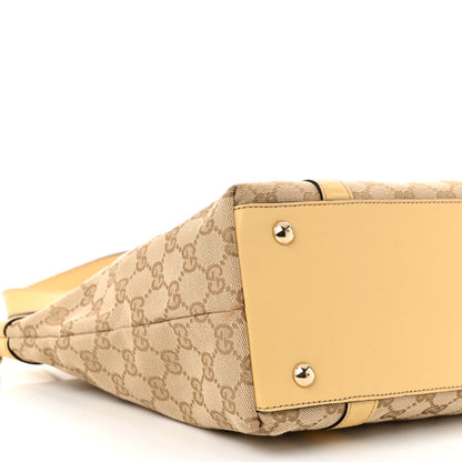 Gucci Monogram Medium Abbey Tote Yellow 9 of 10