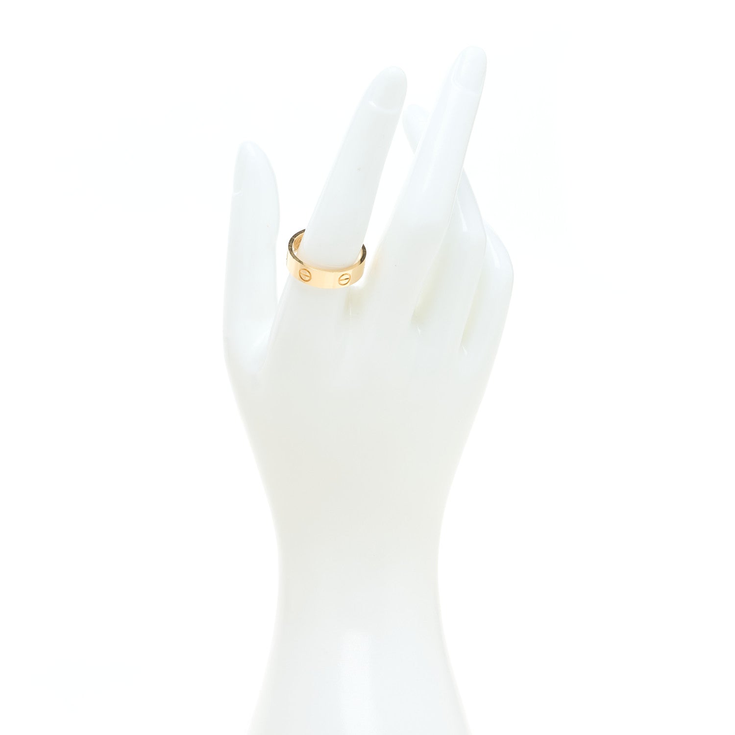 Cartier 18K Yellow Gold 5.5mm LOVE Ring 58 8.5 2 of 5