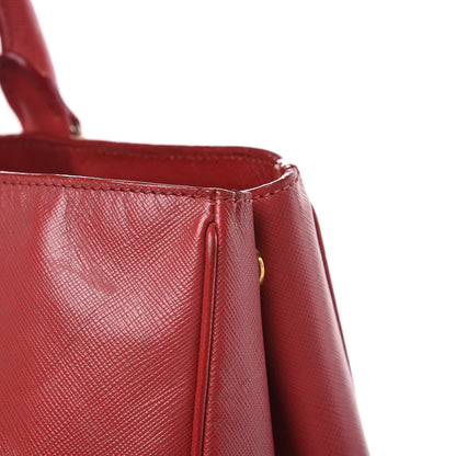 Prada Saffiano Lux Large Tote Fuoco 16 of 24