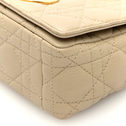 Christian Dior Calfskin Cannage Small Caro Bag Beige 9 of 9
