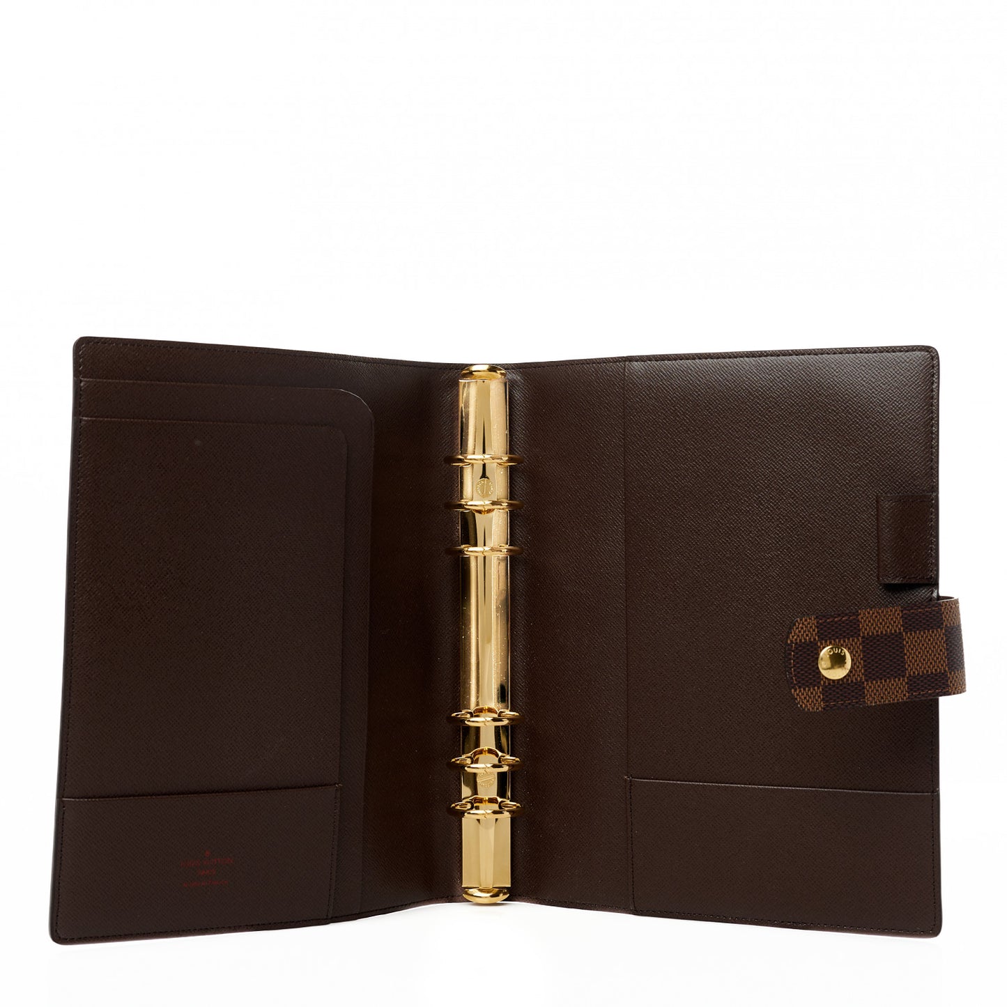 Damier Ebene Large Ring Agenda Cover