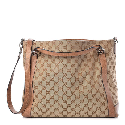 Gucci Monogram Old Libeccio Medium Miss GG Top Handle Bag Beige Ebony Light Brown 1 of 12